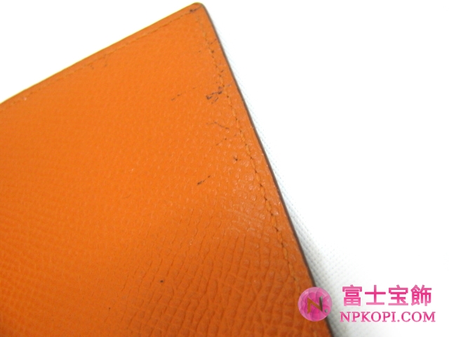 エルメス手帳カバーカラー：レッドHERMES328014